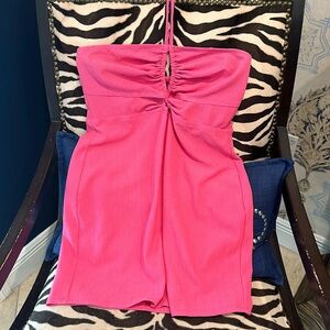 Pink Halter Wild Fable Mini Dress -L